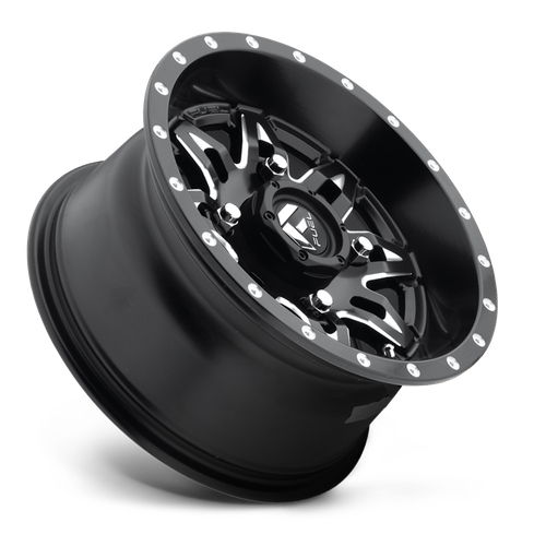15x7 4x156 4.51BS D567 Lethal Matte Black Milled - Fuel Off-Road