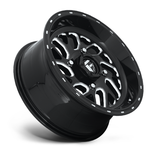 24x7 4x156 4.51BS D581 Triton Gloss Black Milled - Fuel Off-Road 24x7 4x156 4.51BS D581 Triton Gloss Black Milled - Fuel Off-Road