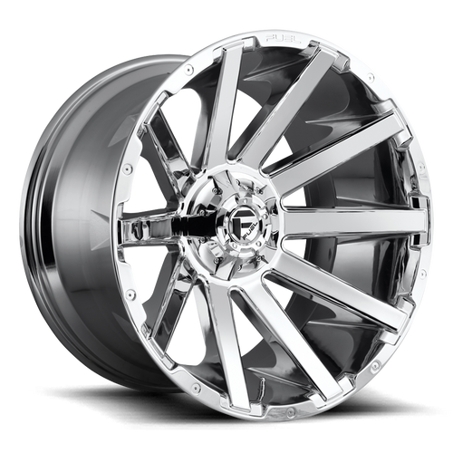 22x10 6x5.5/6x135 4.75BS D614 Contra Chrome Plated - Fuel Off-Road