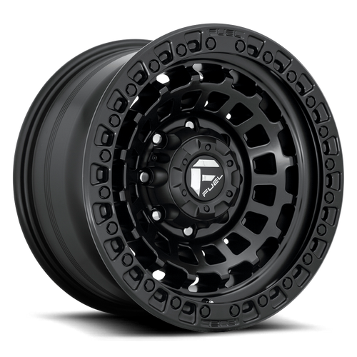 17x9 8x6.5 5.04BS D633 Zephyr Matte Black - Fuel Off-Road