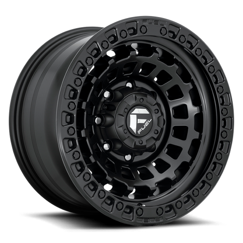 18x9 8x180 4.53BS D633 Zephyr Matte Black - Fuel Off-Road