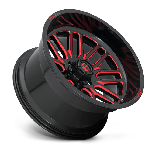 22x10 6x5.5 4.79BS D633 Ignite Gloss Black w/Red Tint - Fuel Off-Road