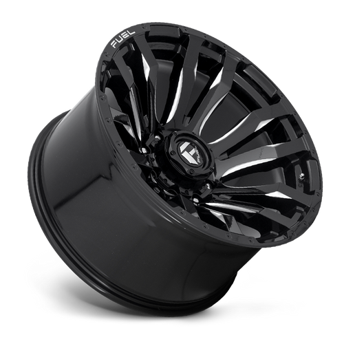 20x9 8x6.5 5.04BS D673 Biltz Gloss Black Milled - Fuel Off-Road