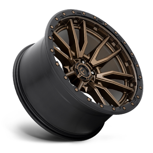 22x12 6x5.5 4.77BS D681 Rebel Matte Bronze Black - Fuel Off-Road