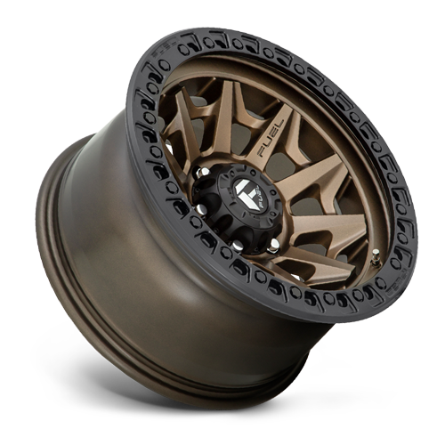 17x9 8x170 5.04BS D696 Convert Bronze w/Black Lip - Fuel Off-Road