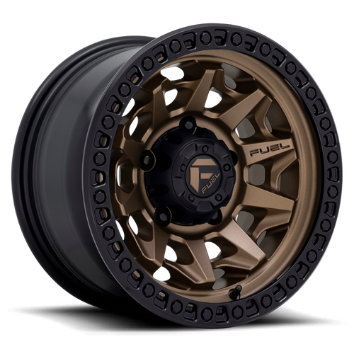 17x9 5x150 4.53BS D696 Convert Bronze w/Black Lip - Fuel Off-Road