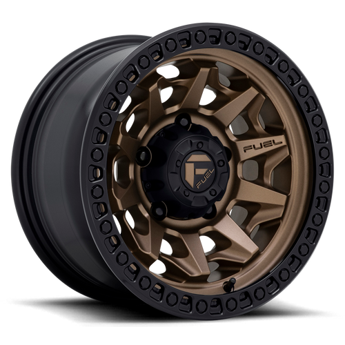17x9 5x5 5.04BS D696 Convert Bronze w/Black Lip - Fuel Off-Road