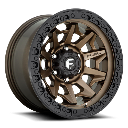 20x9 8x180 5.04BS D696 Convert Bronze w/Black Lip - Fuel Off-Road