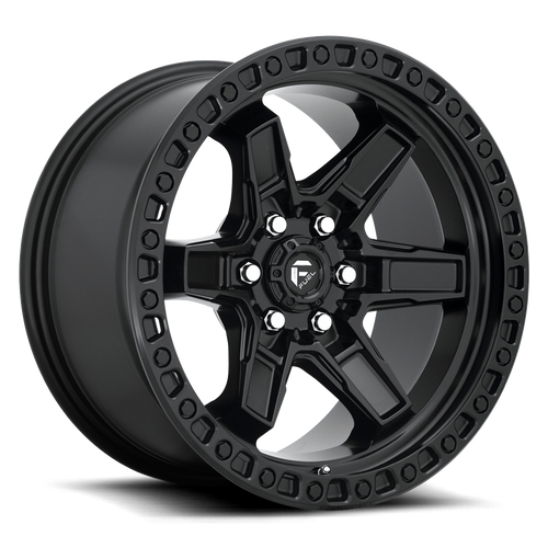 17x9 6x135 5.04BS D697 Kicker Matte Black - Fuel Off-Road