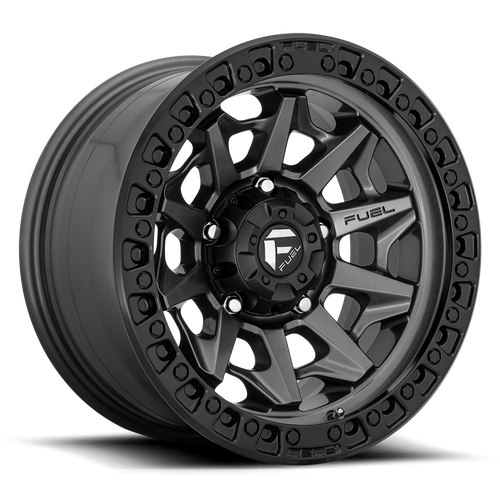 18x9 5x5 5.04BS D716 Covert Matte Gunmetal Black BR - Fuel Off-Road