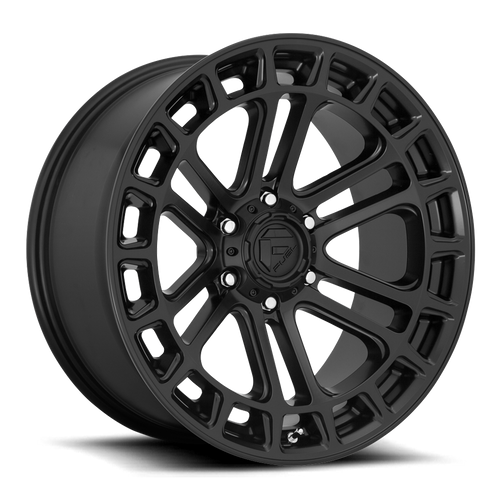 17x9 6x5.5 4.53BS D718 Heater Matte Black - Fuel Off-Road