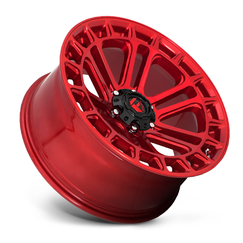 17x9 6x5.5 4.53BS D719 Heater Candy Red Machined - Fuel Off-Road