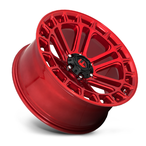 18x9 6x5.5 5.04BS D719 Heater Candy Red Machined - Fuel Off-Road