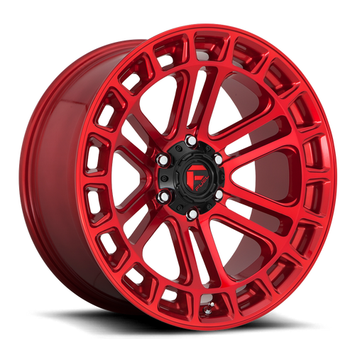 20x9 6x135 5.04BS D719 Heater Candy Red Machined - Fuel Off-Road