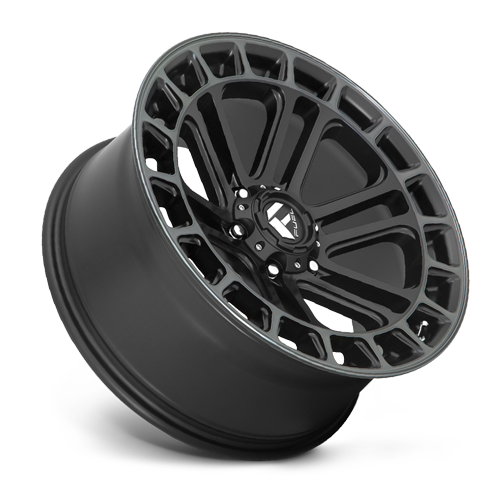 20x9 6x5.5 5.04BS D720 Heater Matte Black w/Dark Mach Tint - Fuel Off-Road