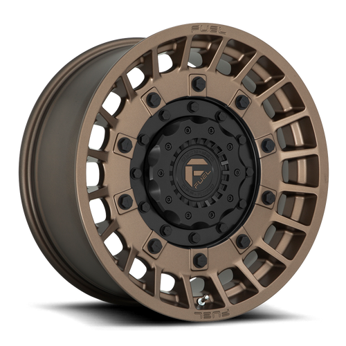 17x9 6x5.5/6x135 4.53BS D725 Militia Matte Bronze - Fuel Off-Road