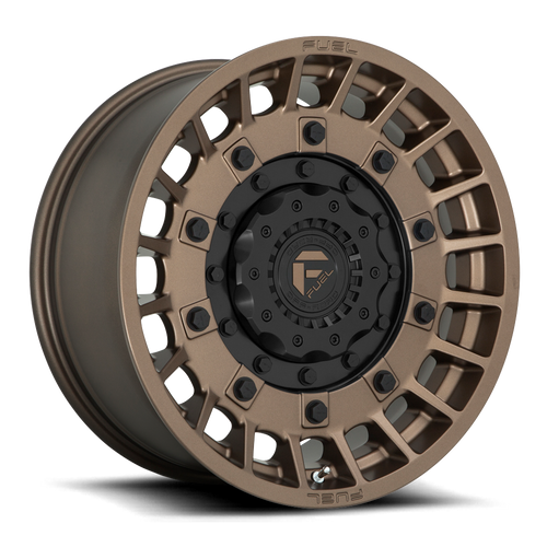 20x9 5x5.5/5x150 5.04BS D725 Militia Matte Bronze - Fuel Off-Road