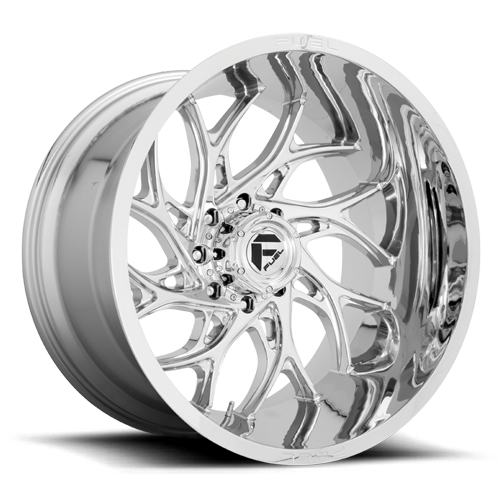 22x12 6x135 4.77BS D740 Runner Chrome - Fuel Off-Road