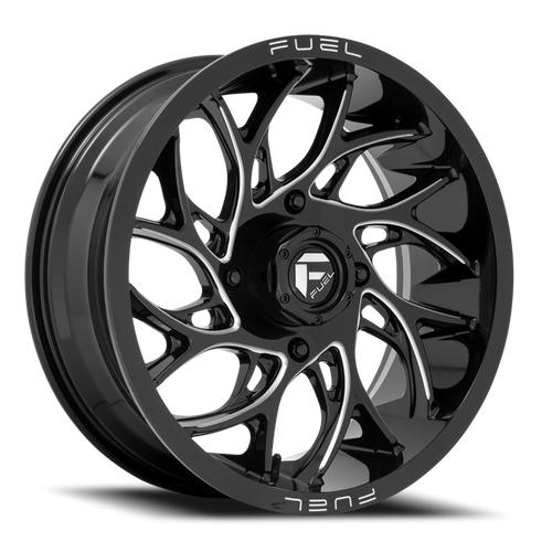 18x7 4x156 4.51BS D741 Runner Gloss Black - Fuel Off-Road