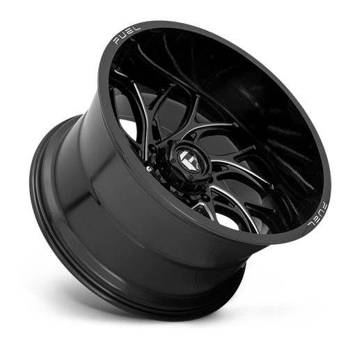 22x12 8x180 4.77BS D741 Runner Gloss Black - Fuel Off-Road