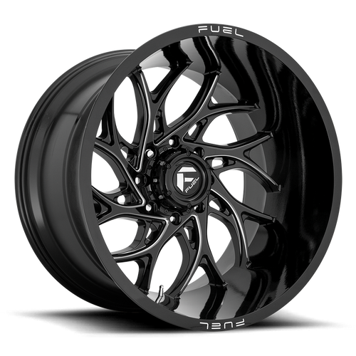 24x12 8x180 4.77BS D741 Runner Gloss Black - Fuel Off-Road