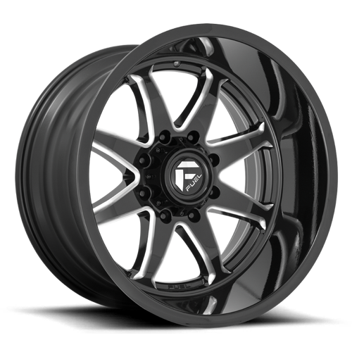 20x10 6x5.5 4.79BS D749 Hammer Gloss Black Milled - Fuel Off-Road