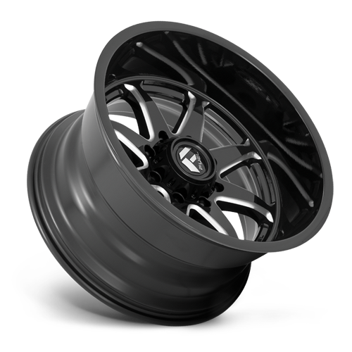 20x9 5x5 5.04BS D749 Hammer Gloss Black Milled - Fuel Off-Road