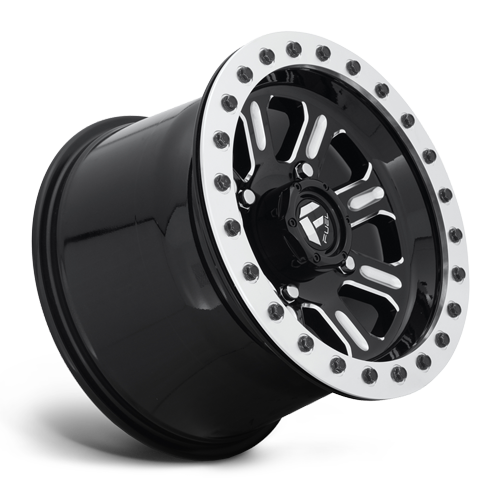 15x7 4x137 5.5BS D910 Hardline Gloss Black Milled - Fuel Off-Road 15x7 4x137 5.5BS D910 Hardline Gloss Black Milled - Fuel Off-Road