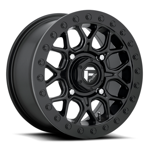 15x7 4x137 5.5BS D916 Tech BL Matte Black - Fuel Off-Road
