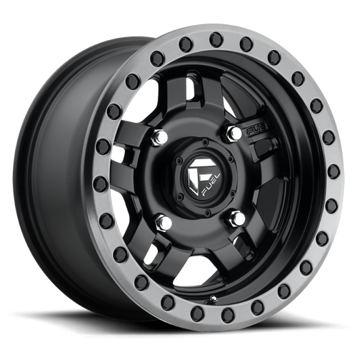 15x7 4x156 4.51BS D917 Anza Matte Black - Fuel Off-Road