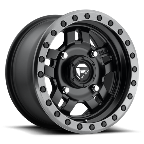 15x7 4x156 4.51BS D917 Anza Matte Black - Fuel Off-Road