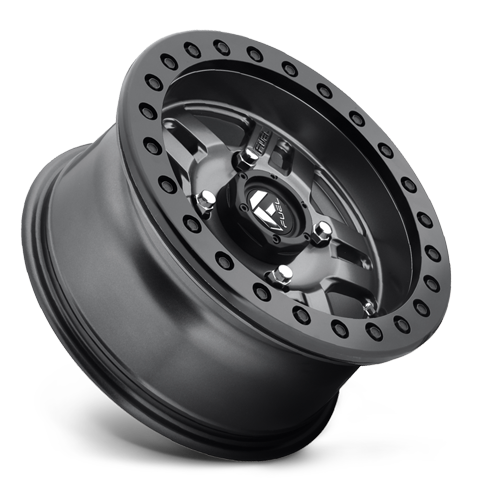 15x7 4x156 5.5BS D918 Anza Matte Gunmetal - Fuel Off-Road