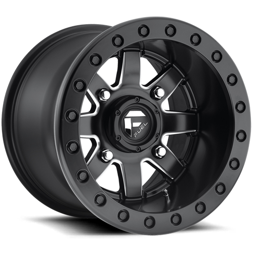 14x7 4x156 5.5BS D938 Maverick Matte Milled - Fuel Off-Road