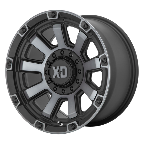 20x10 8x170 4.79BS XD852 Gauntlet Satin Black With Grey Tint - XD Wheels