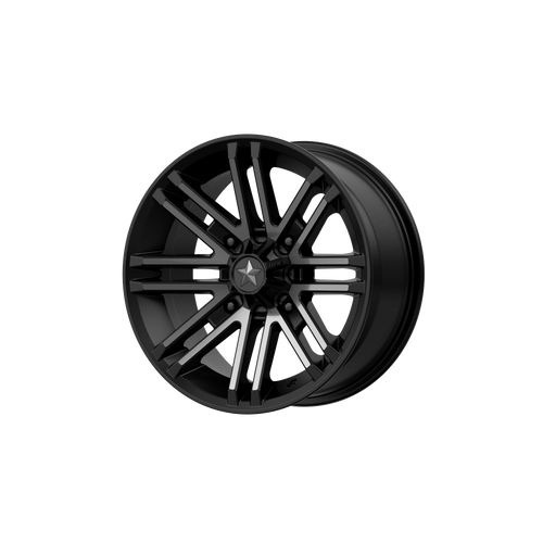 14x7 4x156 4.39BS M40 Rogue Satin Black - MSA Wheels