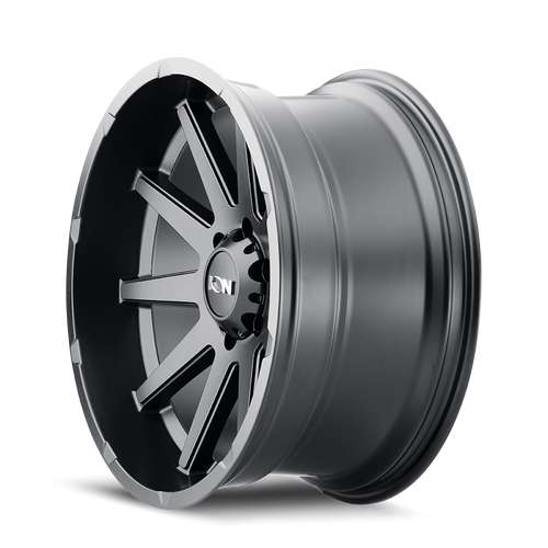 20x9 5x5.5 5.71BS Type 143 Matte Black - Ion Wheel