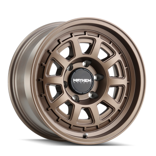 17x8.5 5x5 4.75BS 8303 Voyager Dark Bronze - Mayhem Wheels