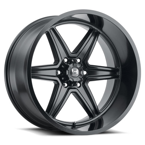 22x10 6x135 4.5BS H117 Venom Asphalt - Hostile Wheels