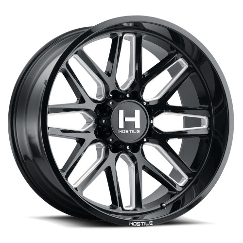 20x10 5x5.5 4.75BS H120 Vulcan Blade Cut - Hostile Wheels