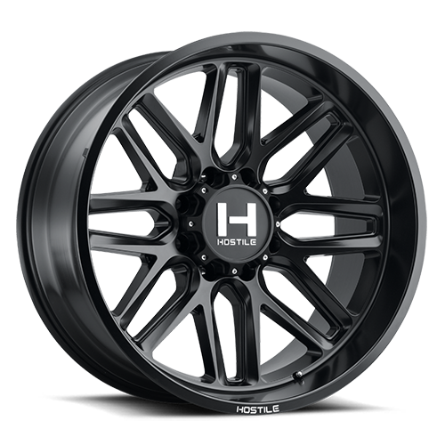 20x10 8x6.5 4.75BS H120 Vulcan Asphalt - Hostile Wheels