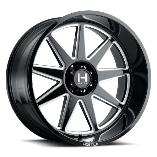 24x12 8x170 4.75BS H121 Omega Blade Cut - Hostile Wheels