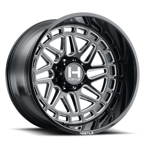 20x12 5x5.5 4.75BS H122 Reaper Blade Cut - Hostile Wheels