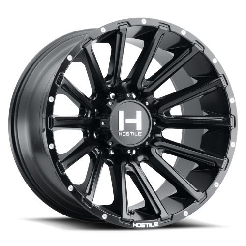 20x10 6x135 4.75BS H123 Typhoon Asphalt - Hostile Wheels