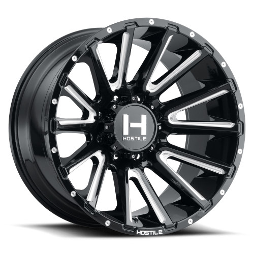 22x12 6x135 4.75BS H123 Typhoon Blade Cut - Hostile Wheels 22x12 6x135 4.75BS H123 Typhoon Blade Cut - Hostile Wheels