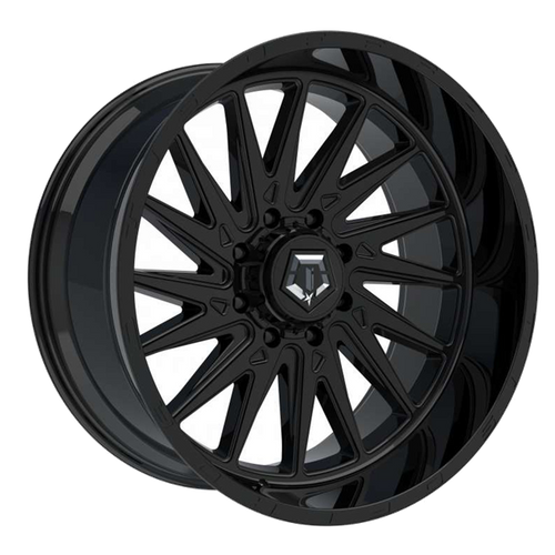 22x12 8x6.5 4.77BS 547BM Gloss Black/Machined Face - Tis Off Road Wheels