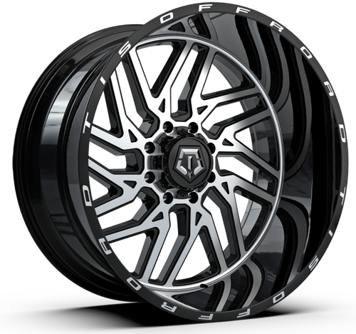 20x12 5x110/5x115 4.77BS 544MB Matte Black - Tis Off Road Wheels