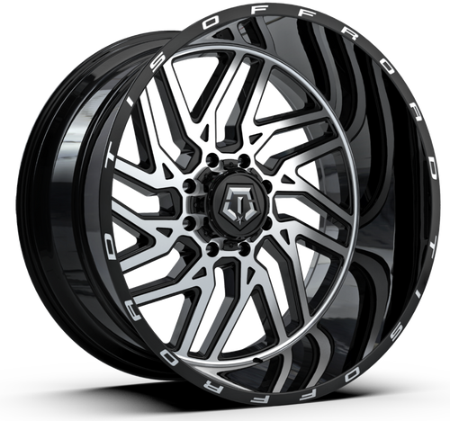 20x10 8x6.5 4.52BS 544MB Matte Black - Tis Off Road Wheels