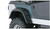 56-86 Jeep CJ5/CJ5A/CJ6/CJ6A/CJ7/Willys Rear 2pc Cut-Out Fender Flares Black Textured Finish - Bushwacker Flares
