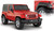 07-18 Jeep JK 4DR Front 2pc Pocket/Rivet Style Fender Flares Black Smooth Finish - Bushwacker Flares