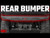 Bumper Rear 6" Black Slimline LED Pair Multiple Makes & Models (Can-Am/Polaris)